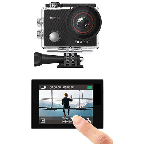 AKASO EK7000 4K Action Camera | 30FPS Ultra HD | 20MP | EIS | 131ft Waterproof | WiFi | Remote Control