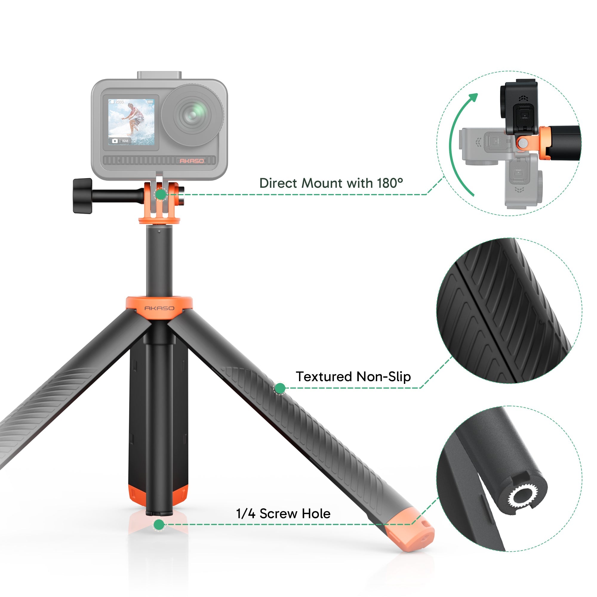 Floating Selfie Stick Tripod