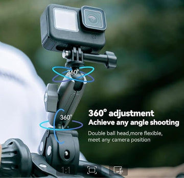 Dual-Ball Handlebar Clamp Mount