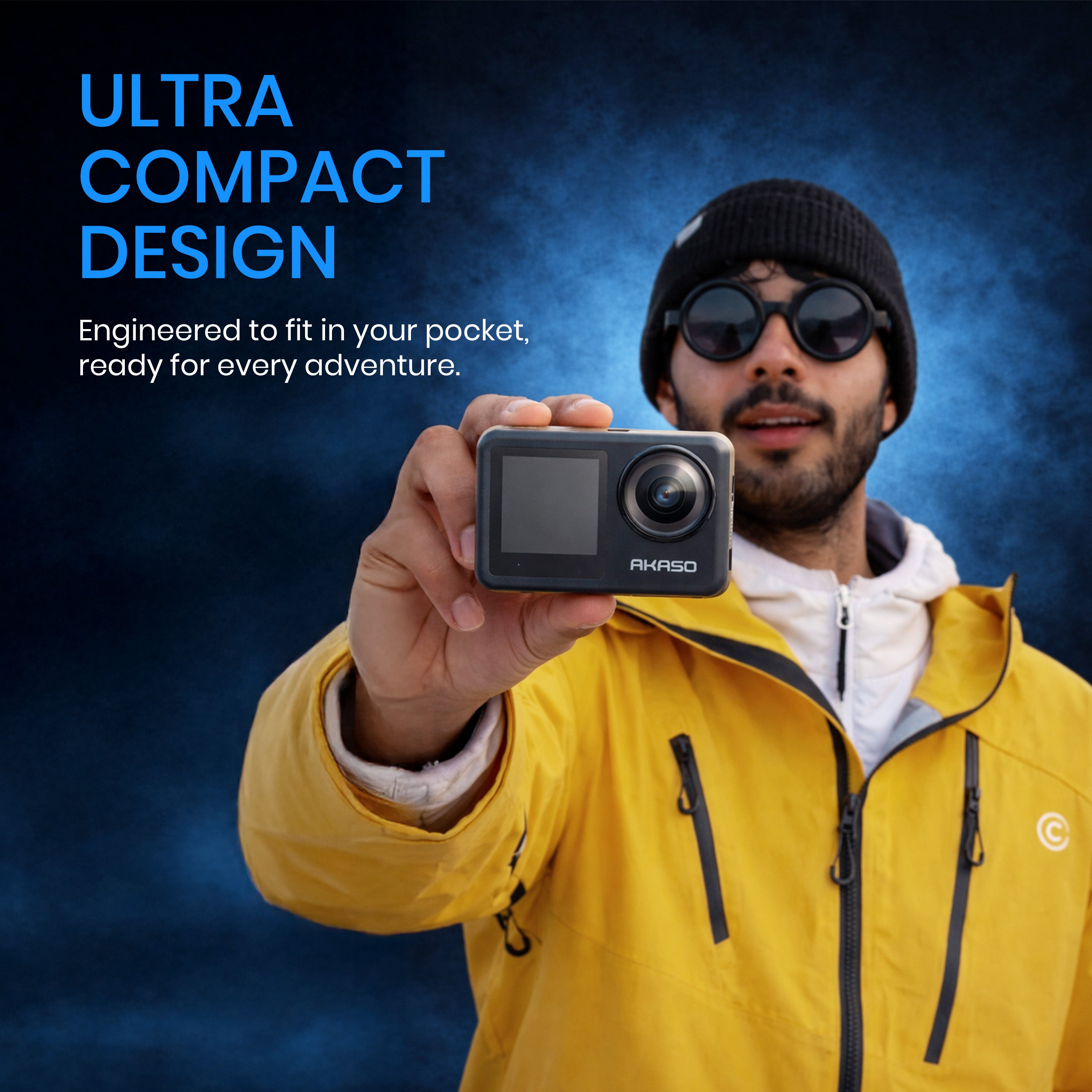 AKASO Brave 7 LE 4K Action Camera with Touch Screen | 20MP | EIS 2.0 | Waterproof up to 131ft | Dual Display