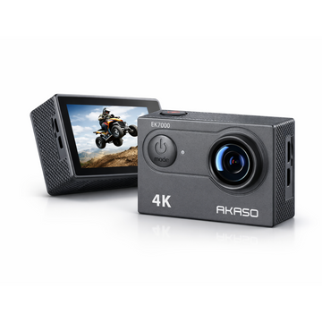 AKASO EK7000 4K Action Camera | 30FPS Ultra HD | 20MP | EIS | 131ft Waterproof | WiFi | Remote Control