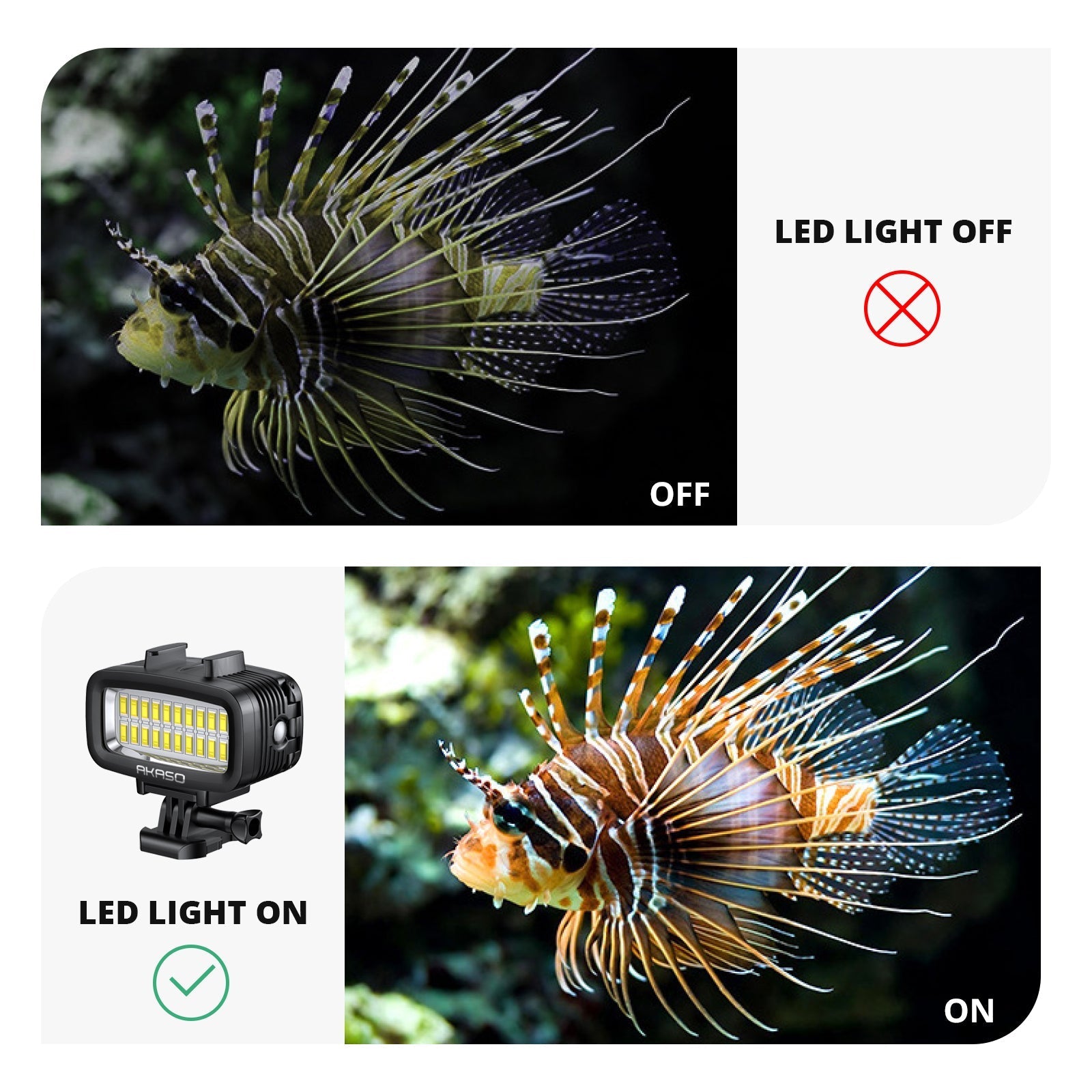 AKASO Diving Light